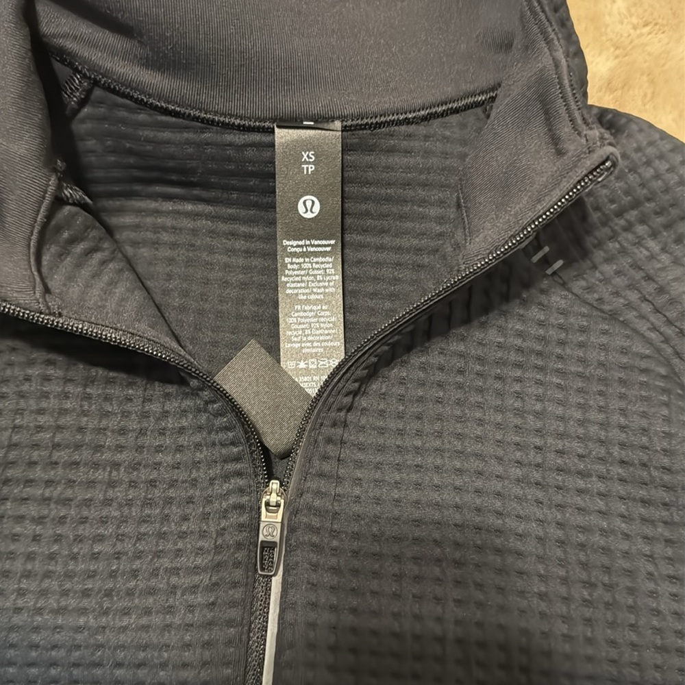 Waffle-Knit Half Zip - Picture 11 of 13